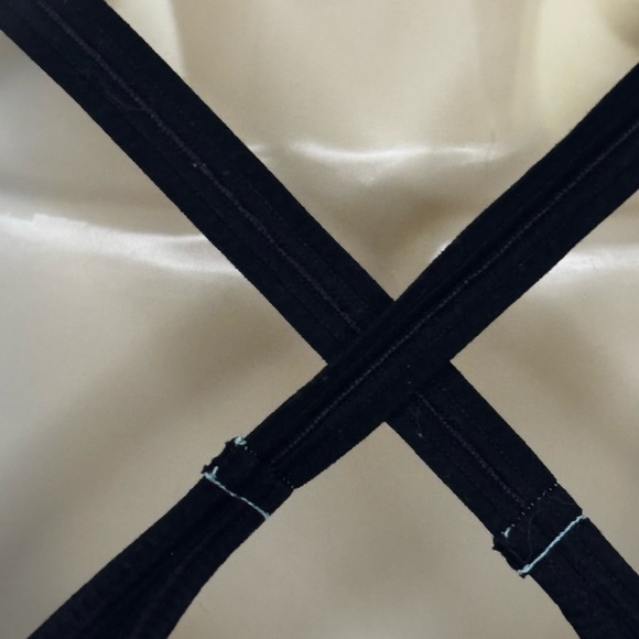 NUX Black Ribbed Sports Bra - Picture 9 of 10